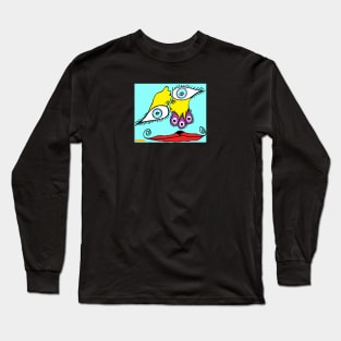 Hello Dali Long Sleeve T-Shirt